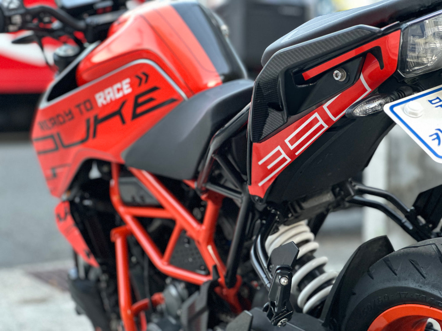 390 DUKE  Graphic Full Decal Kit (1-5)