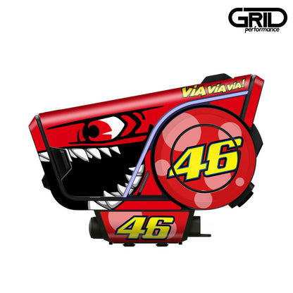 SENA 60S Harman kardon Graphic Decal Sticker Kit (16.Shark Red)