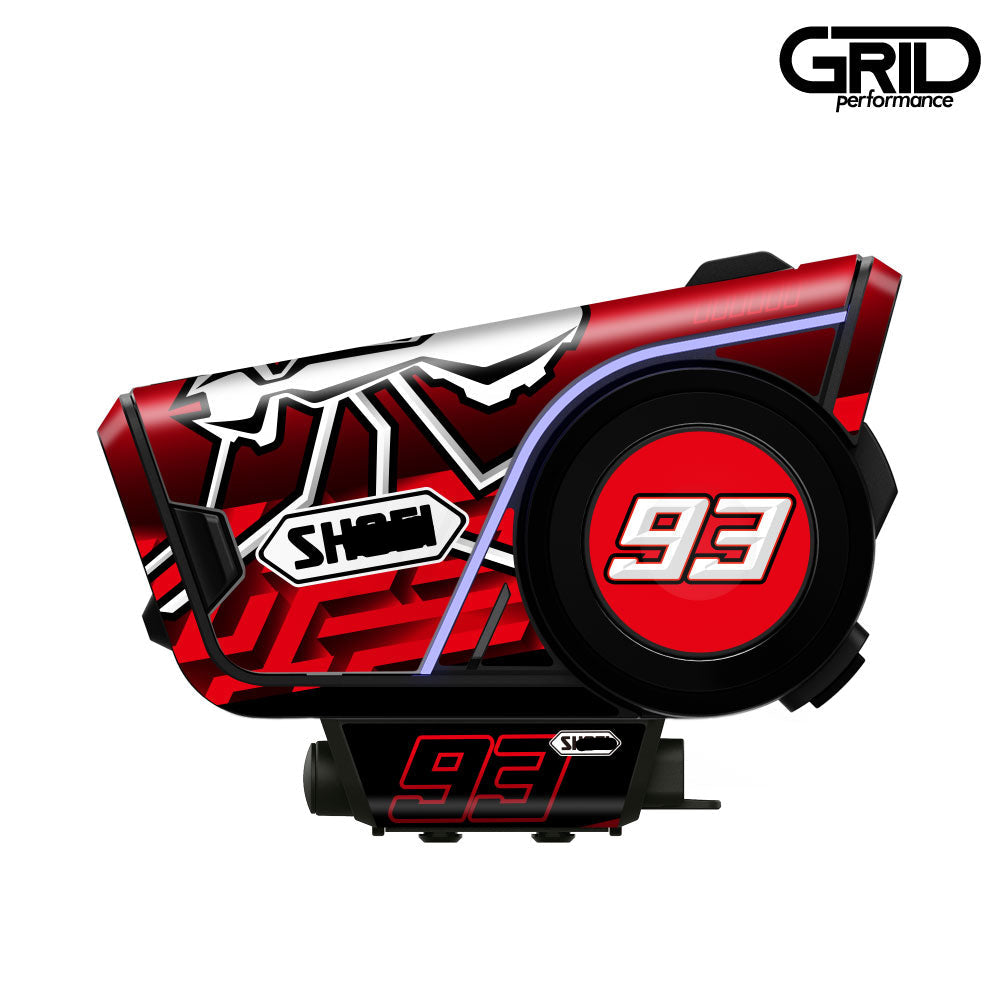 SENA 60S Harman kardon Graphic Decal Sticker Kit (58.Ara VZ-Ram Harada Tour White)