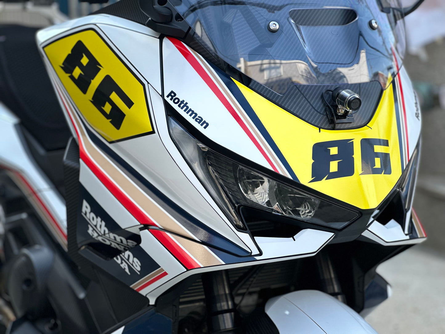 Honda Forza 750 Custom Vinyl Graphic Decal Kit (1-2.ROTHMA Black)