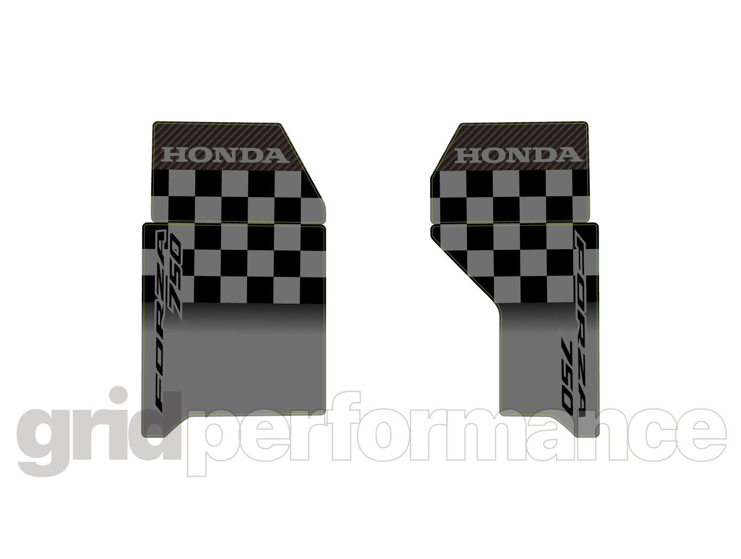 HONDA FORZA 750 Reflective Decal Sticker (2-4)