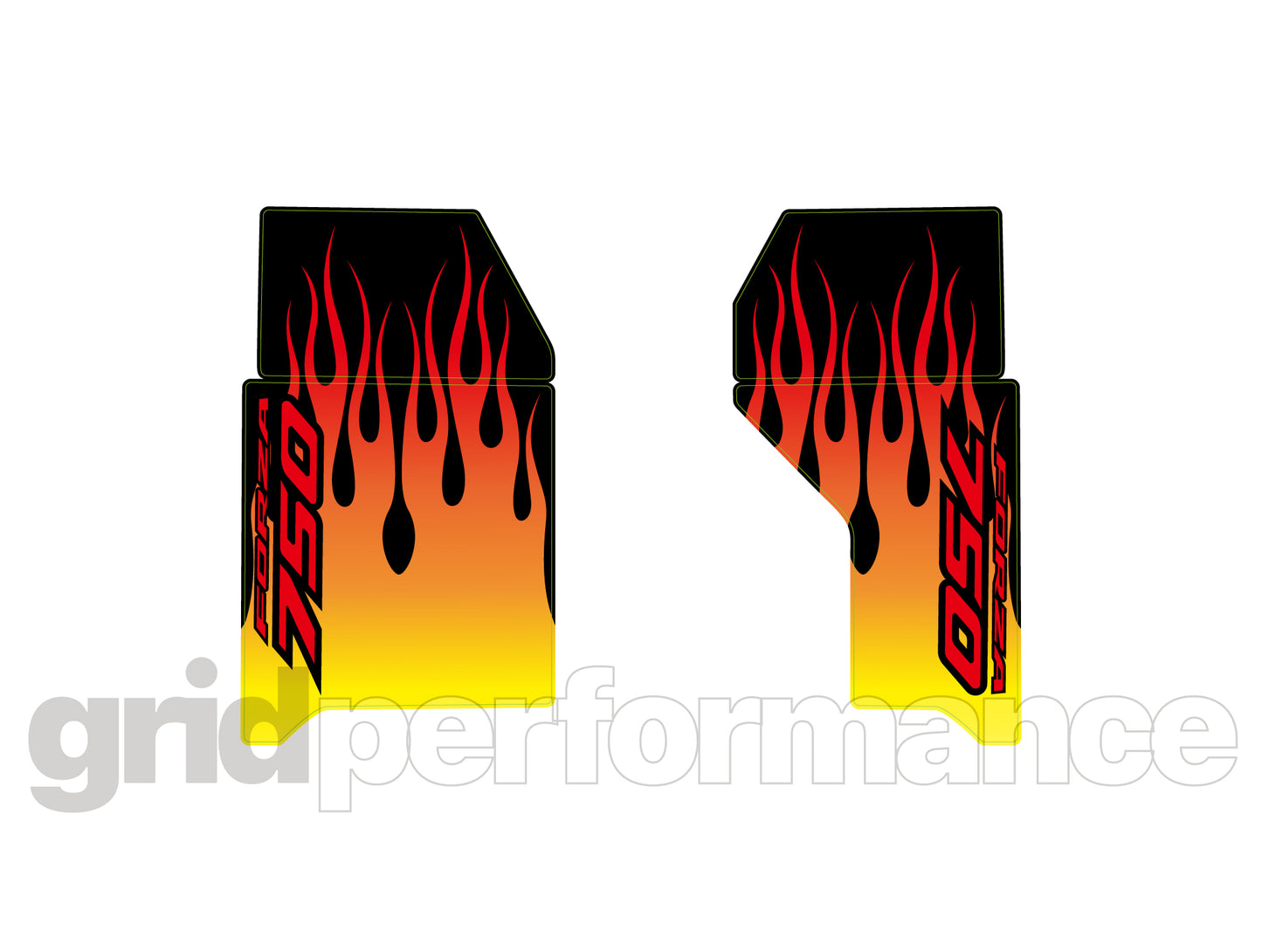 HONDA FORZA 750 Reflective Decal Sticker (3-2)