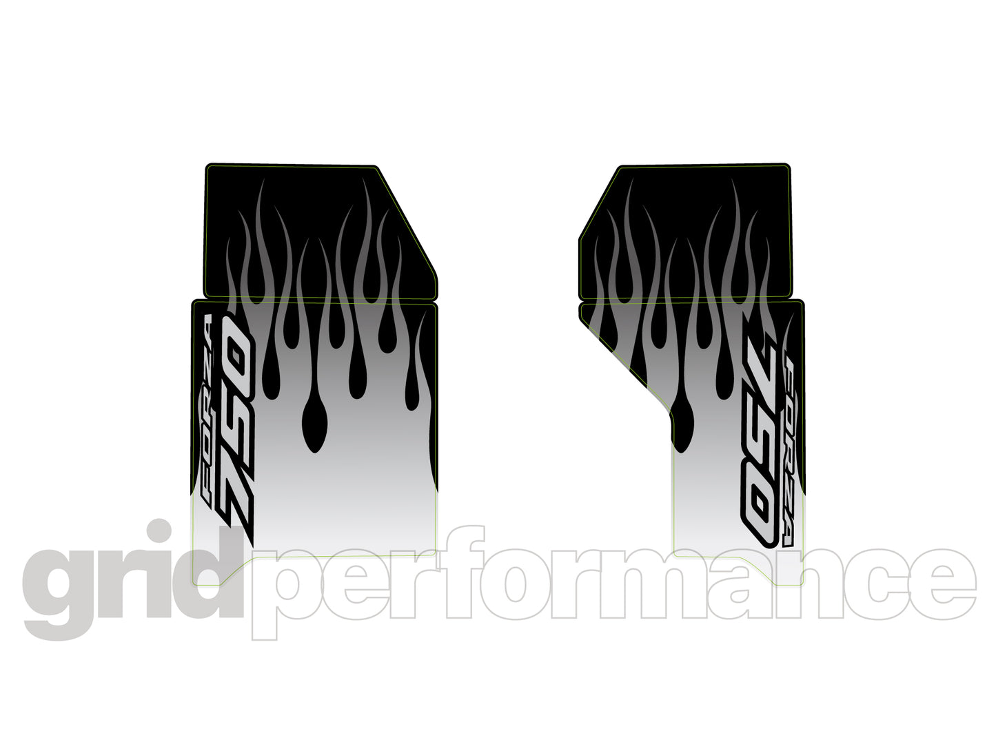 HONDA FORZA 750 Reflective Decal Sticker (3-3)