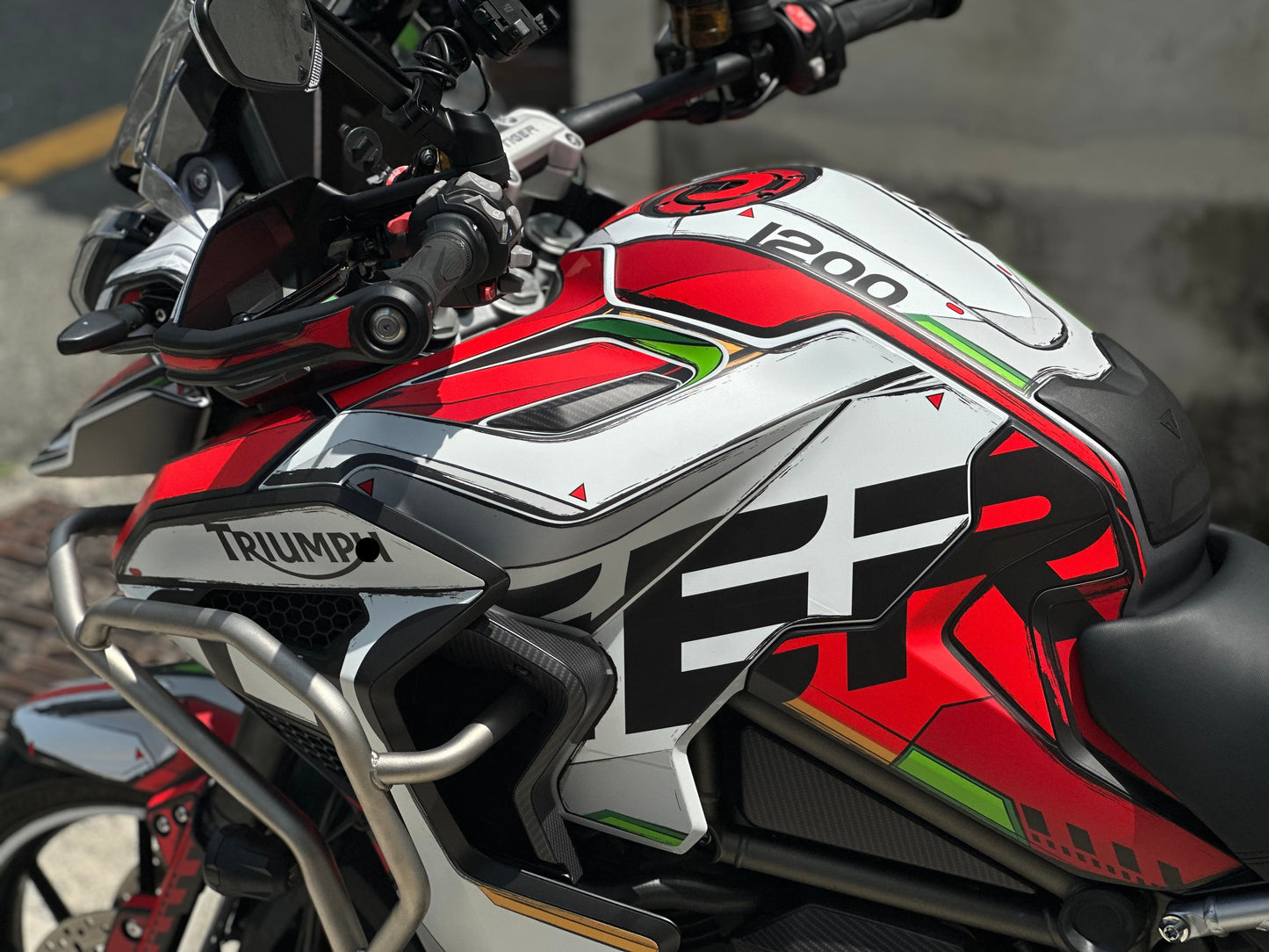 Triumph Tiger 1200 GT Explorer Custom Vinyl Graphic Decal Kit (1-1.Astray)