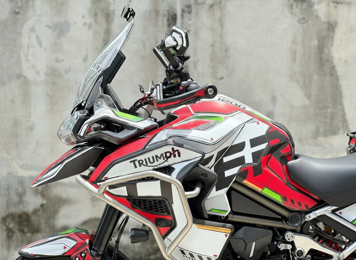 Triumph Tiger 1200 GT Explorer Custom Vinyl Graphic Decal Kit (1-1.Astray)