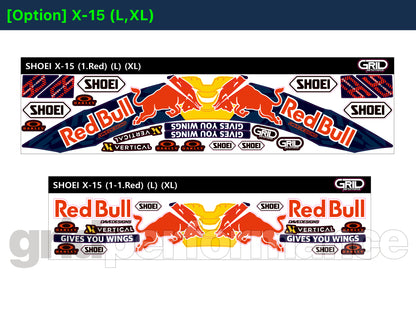 Shoei Helmet Chin Graphic Decal Kit