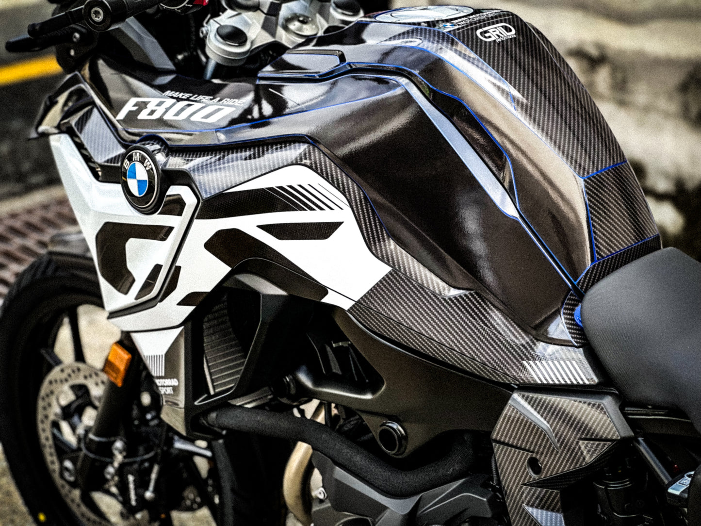 Full Graphic Vinyl Decal Kit F800GS (1-1)