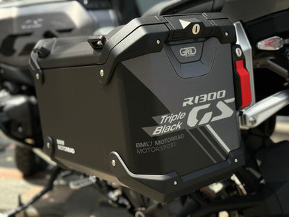 BMW R1300GS Adventure Pannier & Top Box Rear Reflective Decal Sticker (2-2.Digital Camo)