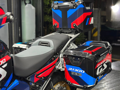 BMW R1300GS Adventure Aluminium Panniers Top Box  Decal Sticker Kit (7-1.M)