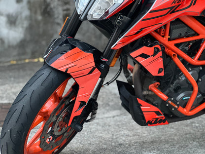 390 DUKE  Graphic Full Decal Kit (1-5)