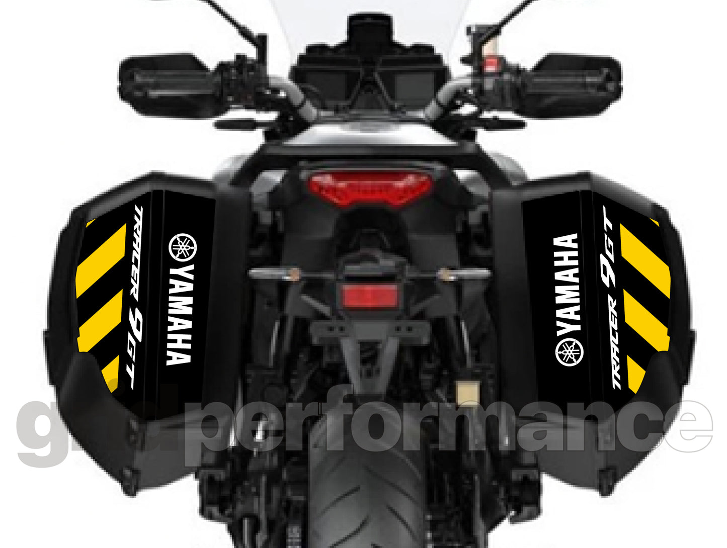 YAMAHA Tracer 9 GT Side Box Panniers Reflective Graphic Decal Kit (1-2)