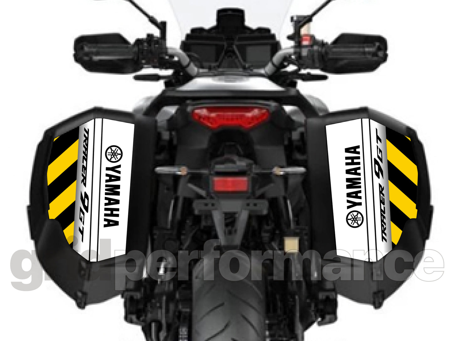 YAMAHA Tracer 9 GT Side Box Panniers Reflective Graphic Decal Kit (1-3)