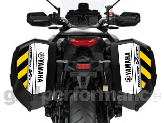 YAMAHA Tracer 9 GT Side Box Panniers Reflective Graphic Decal Kit (1-3)
