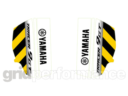YAMAHA Tracer 9 GT Side Box Panniers Reflective Graphic Decal Kit (1-3)