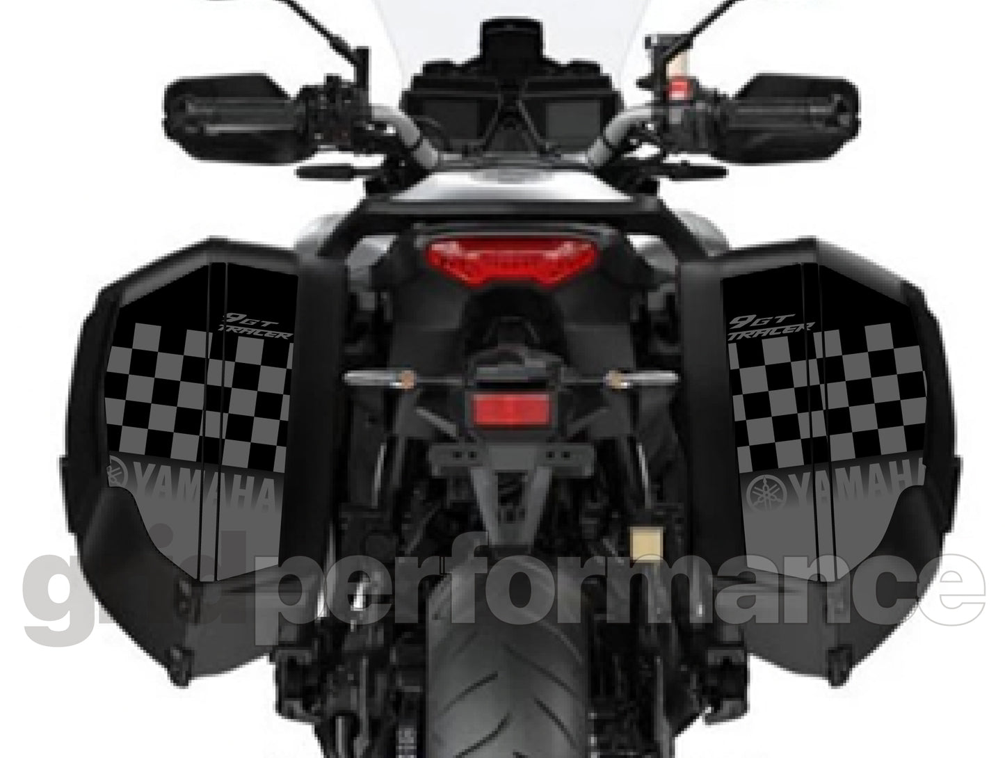 YAMAHA Tracer 9 GT Side Box Panniers Reflective Graphic Decal Kit (2-4)
