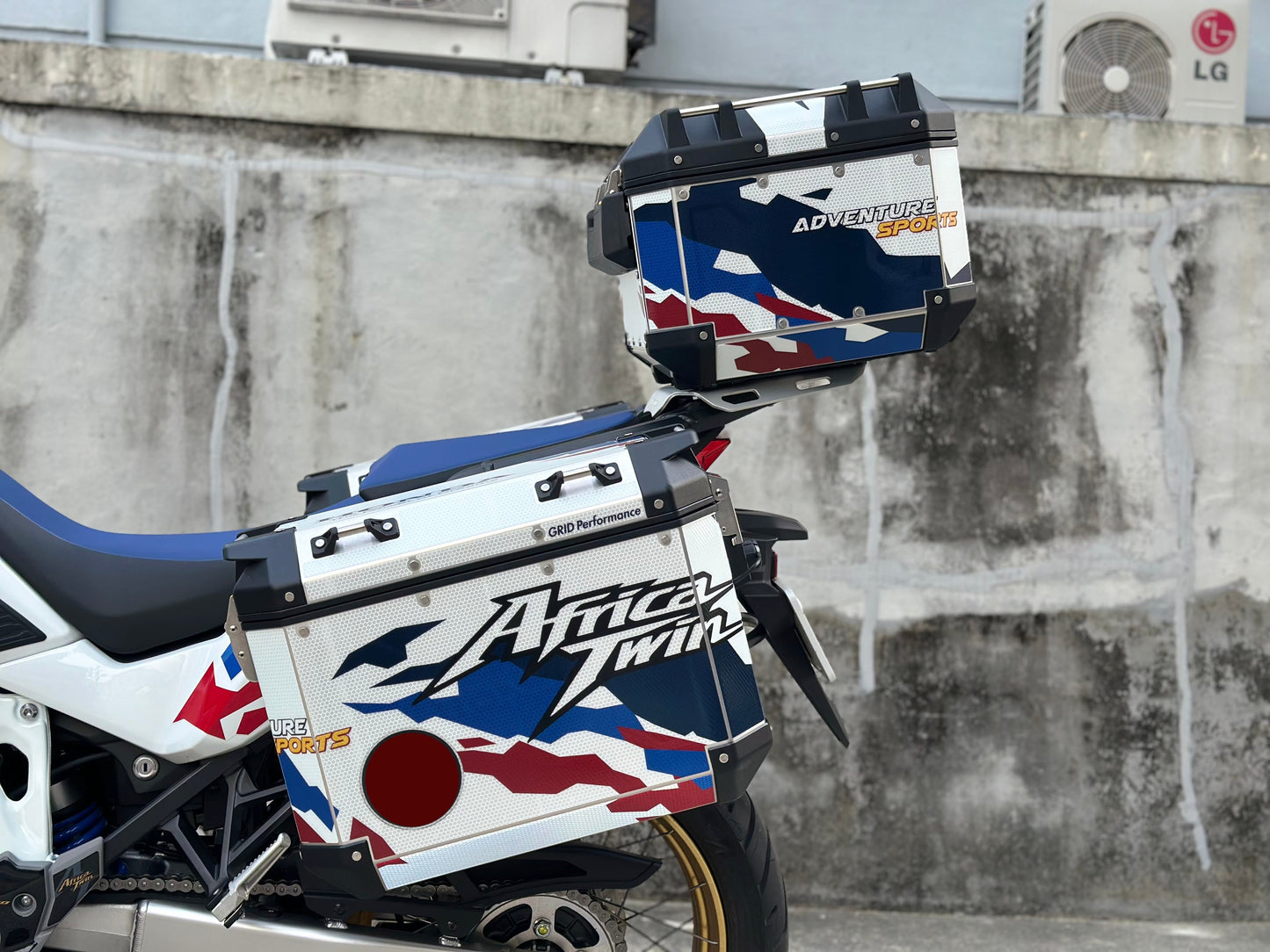 HONDA CBF1100L Africa Twin Adventure Sports  Panniers Top Box  Decal Sticker Kit (1-1.HCAT)