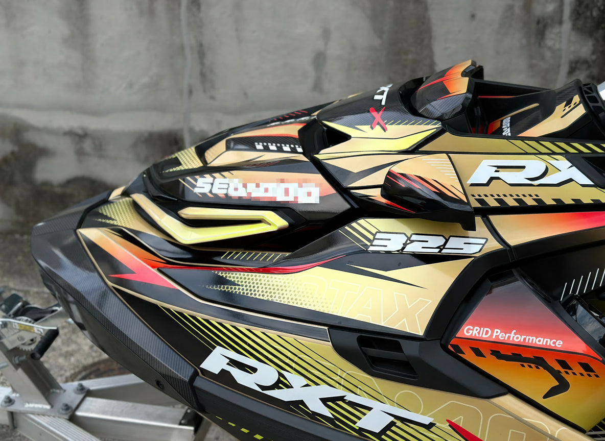2024~ SEADOO RXP X 325 Graphic Decal Sticker Kit (1.Carbon)