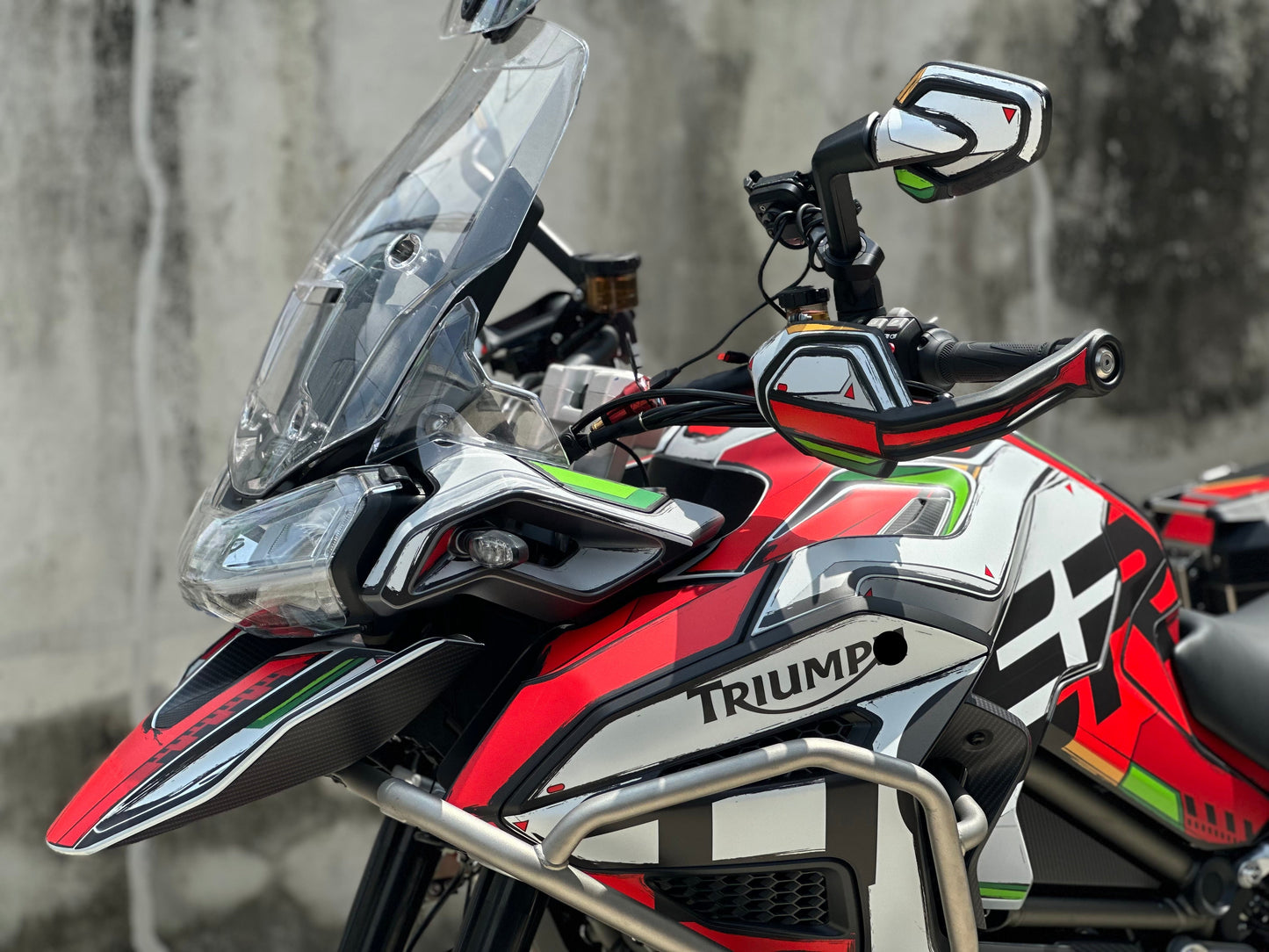 Triumph Tiger 1200 GT Explorer Custom Vinyl Graphic Decal Kit (1-1.Astray)