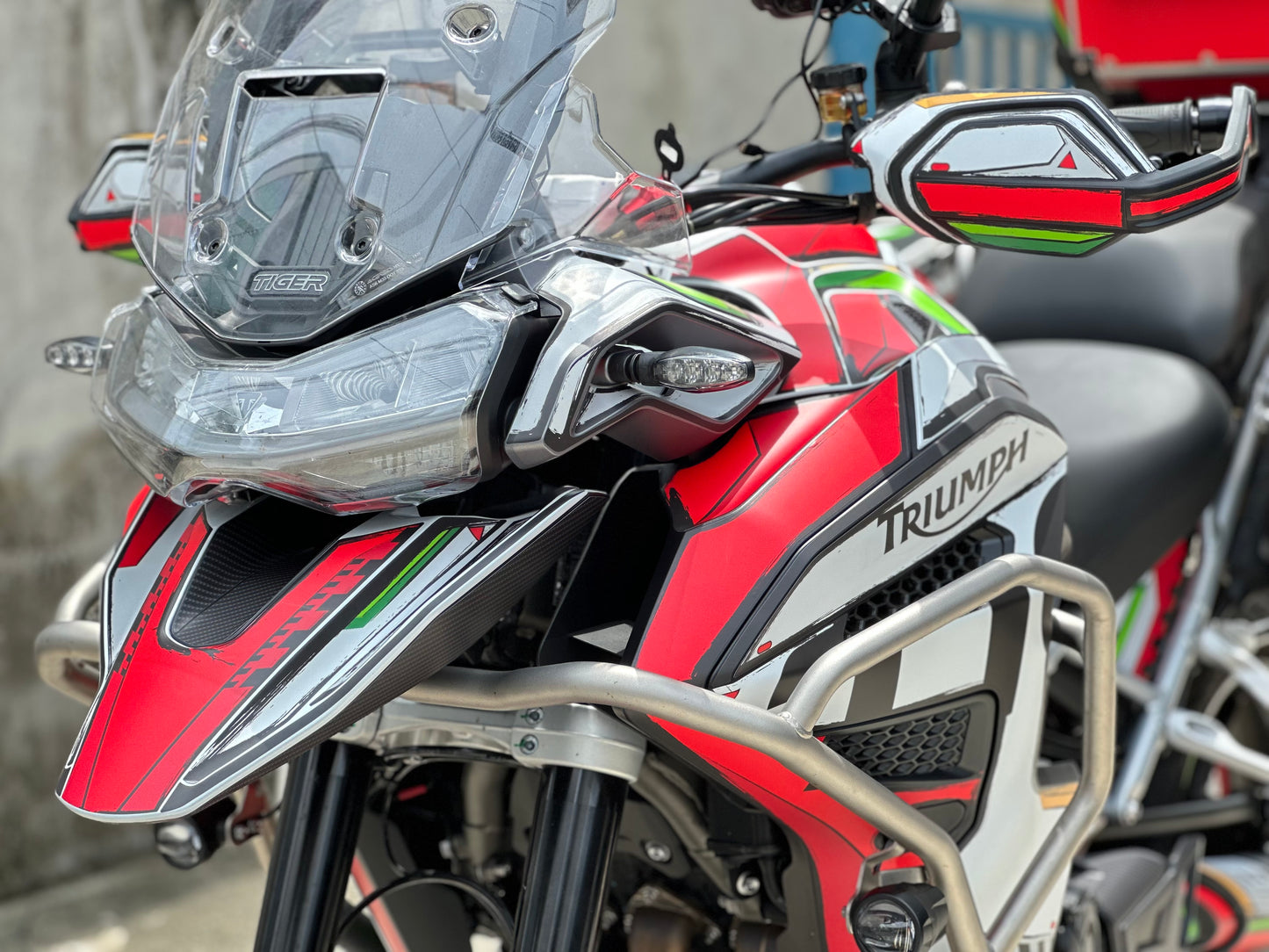 Triumph Tiger 1200 GT Explorer Custom Vinyl Graphic Decal Kit (1-1.Astray)