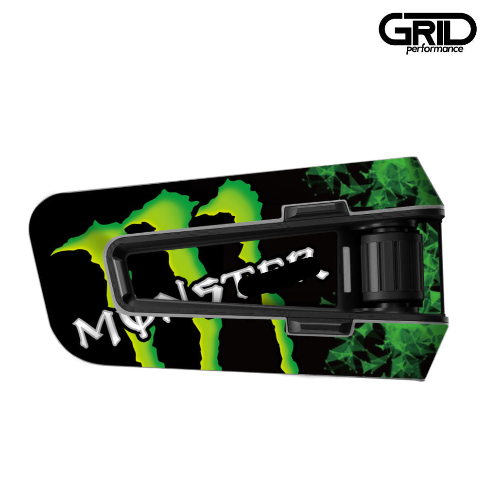 cardo Packtalk PRO Edge Neo Freecom 4X 2X Spirit Packtalk Bold Graphic Decal Sticker Kit (9.Moster)