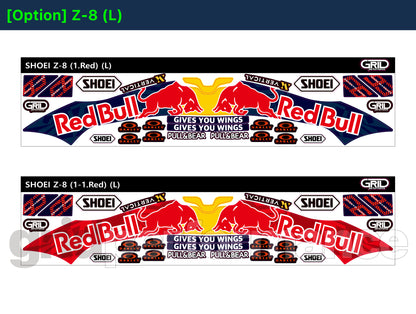 Shoei Helmet Chin Graphic Decal Kit