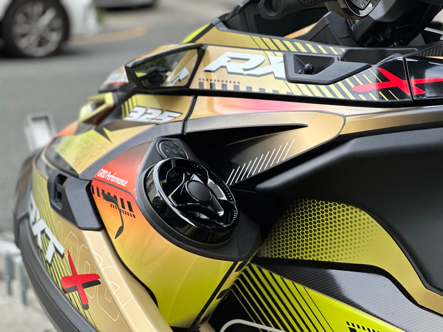 2024~ SEADOO RXP X 325 Graphic Decal Sticker Kit (1.Carbon)