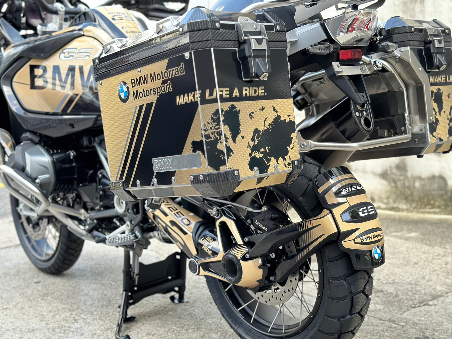 R1250GS R1200GS ADV Adventure Graphic Full Decal Vinyl Kit (5-1)