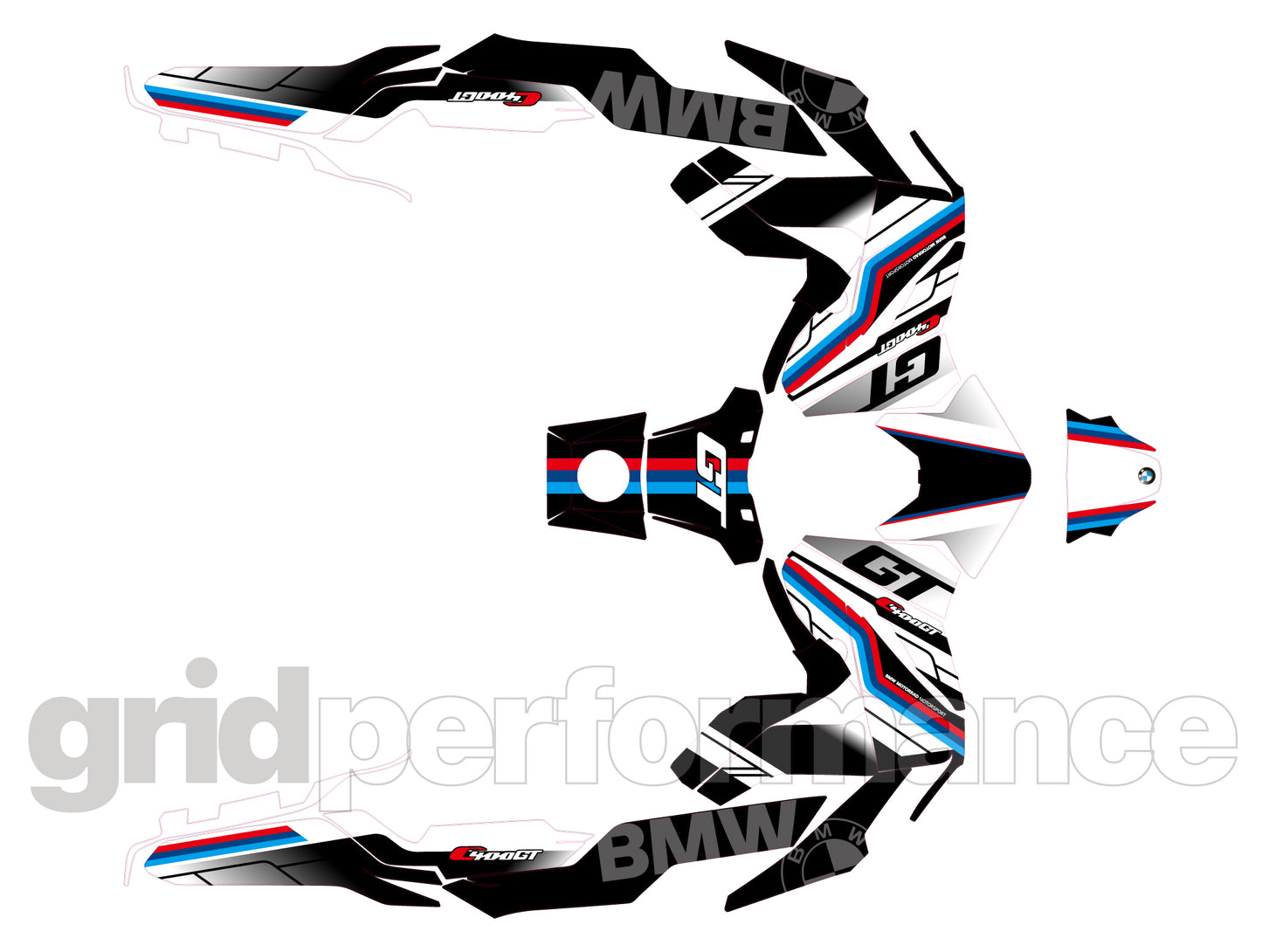 BMW C400GT Custom Vinyl Graphic Decal Kit (1-1.GT B)