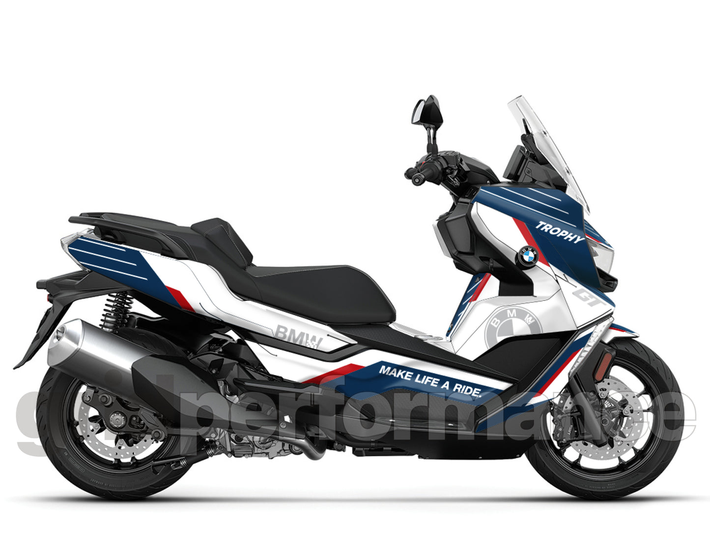 BMW C400GT Custom Vinyl Graphic Decal Kit (10-1.TROPHY)