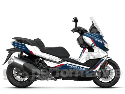 BMW C400GT Custom Vinyl Graphic Decal Kit (10-1.TROPHY)