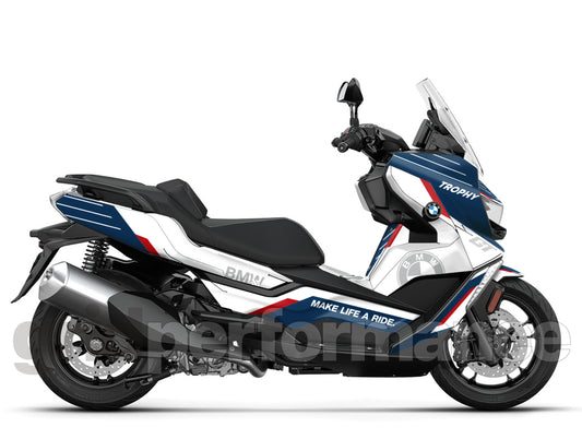 BMW C400GT Custom Vinyl Graphic Decal Kit (10-1.TROPHY)