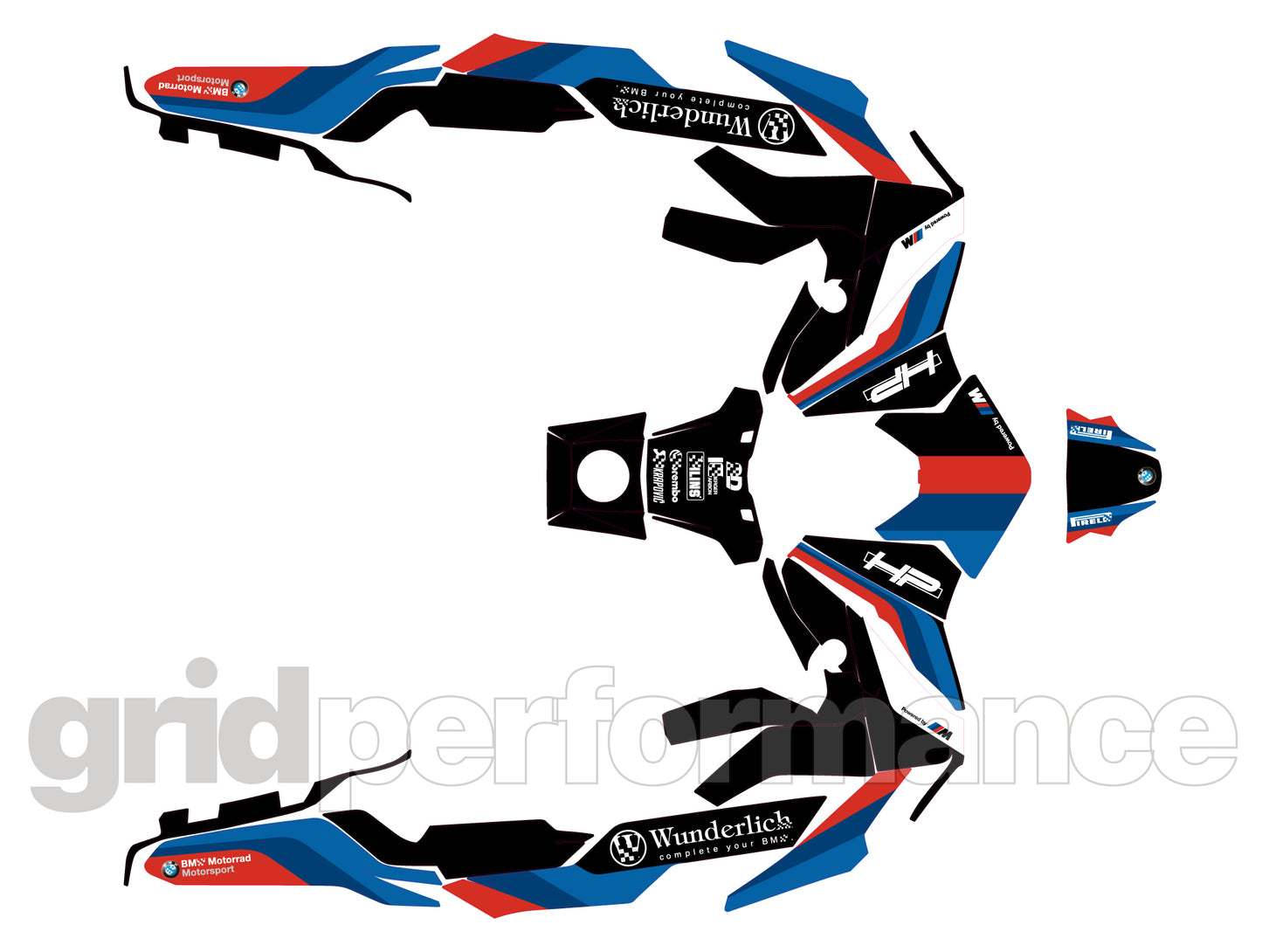 BMW C400GT Custom Vinyl Graphic Decal Kit (2-2.WU B)