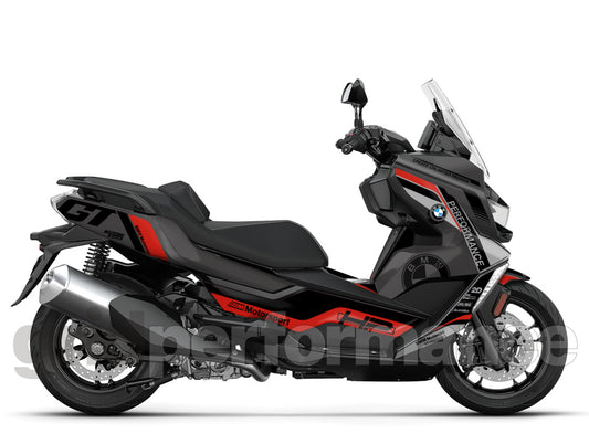 BMW C400GT Custom Vinyl Graphic Decal Kit (4-2.Triple Black)