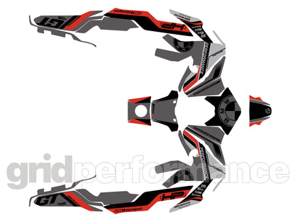 BMW C400GT Custom Vinyl Graphic Decal Kit (4-2.Triple Black)