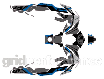 BMW C400GT Custom Vinyl Graphic Decal Kit (4-3.Triple Black)
