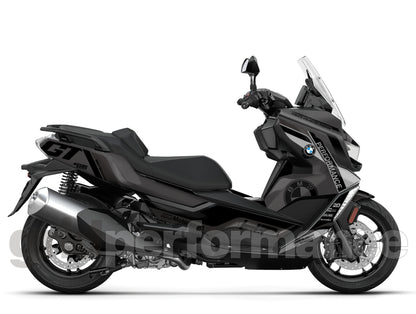 BMW C400GT Custom Vinyl Graphic Decal Kit (4-4.Triple Black)