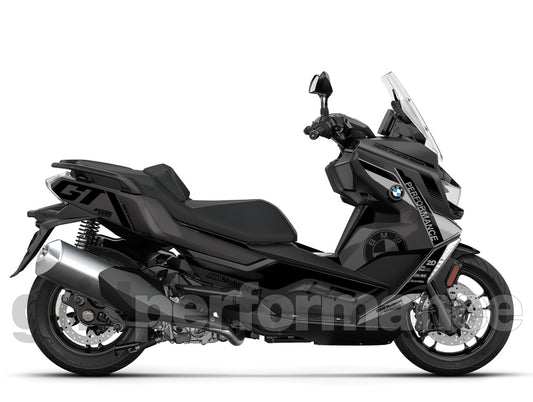 BMW C400GT Custom Vinyl Graphic Decal Kit (4-4.Triple Black)