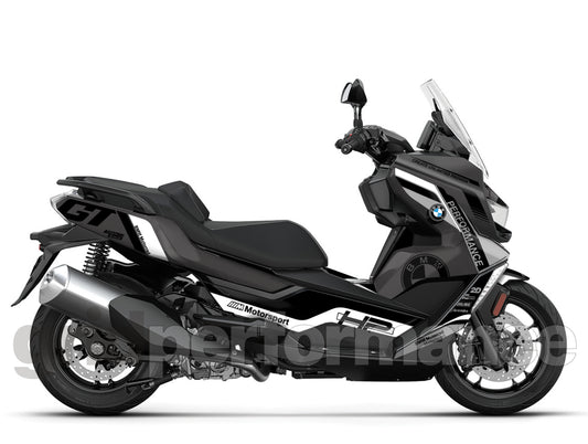 BMW C400GT Custom Vinyl Graphic Decal Kit (4-5.Triple Black)