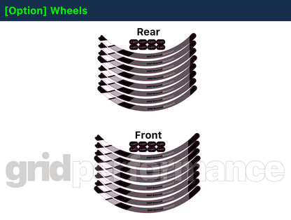 BMW C400GT Custom Vinyl Graphic Decal Kit (4-5.Triple Black)