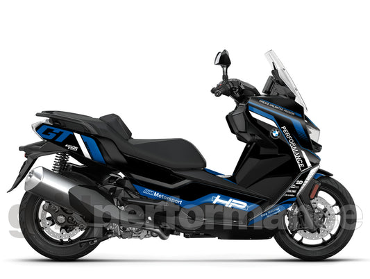 BMW C400GT Custom Vinyl Graphic Decal Kit (8-3.Triple Black)