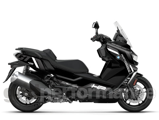 BMW C400GT Custom Vinyl Graphic Decal Kit (8-4.Triple Black)