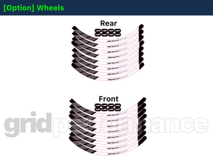 BMW C400GT Custom Vinyl Graphic Decal Kit (8-4.Triple Black)