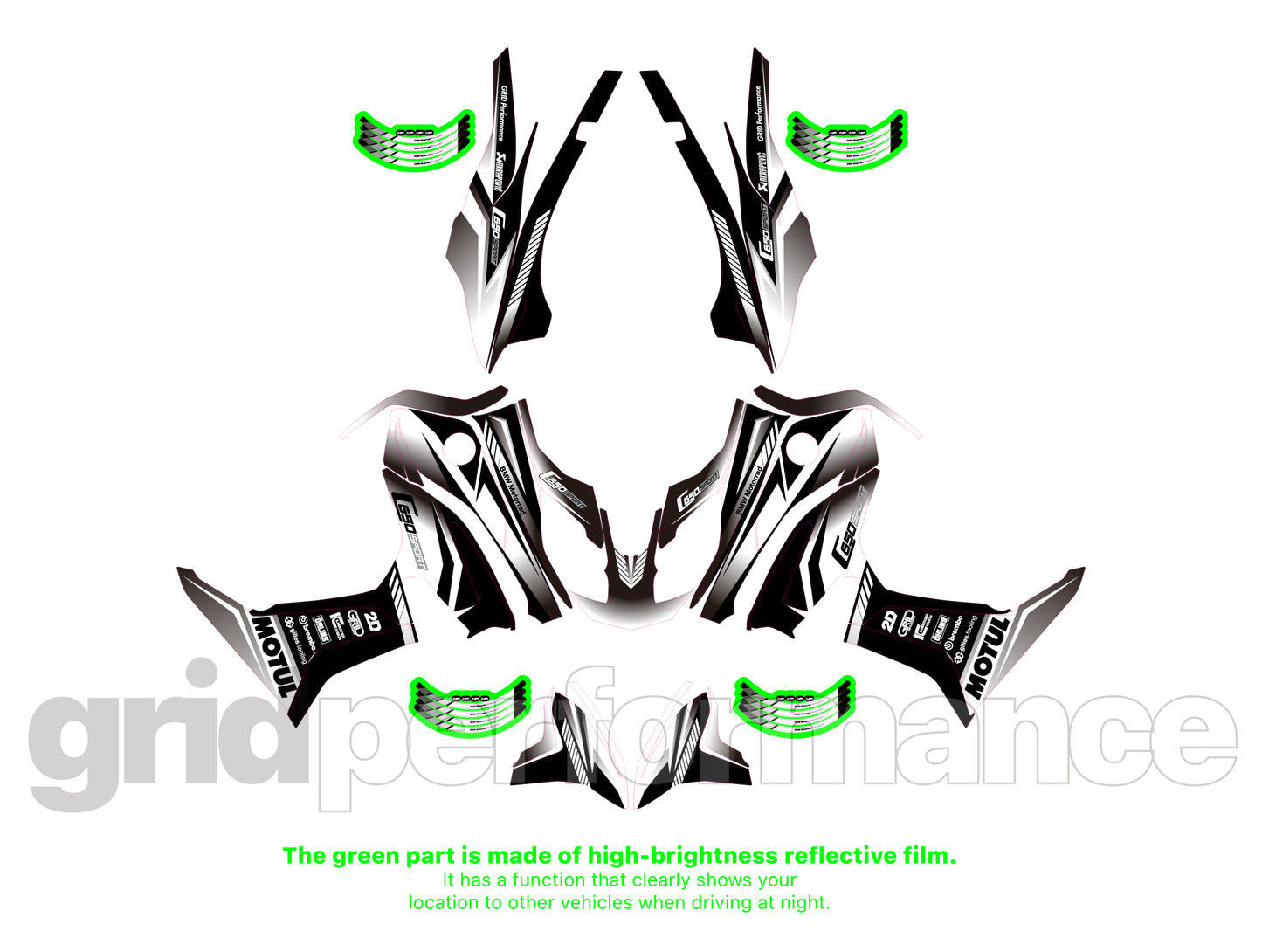 C650S Sport Full Graphic Full Decal Vinyl Kit (1-1)