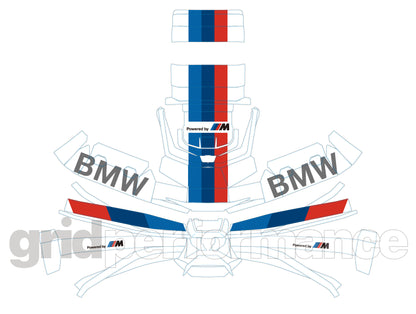 BMW Complete Top Case Pack (43.5l) C400X/GT Decal (1-1.M)