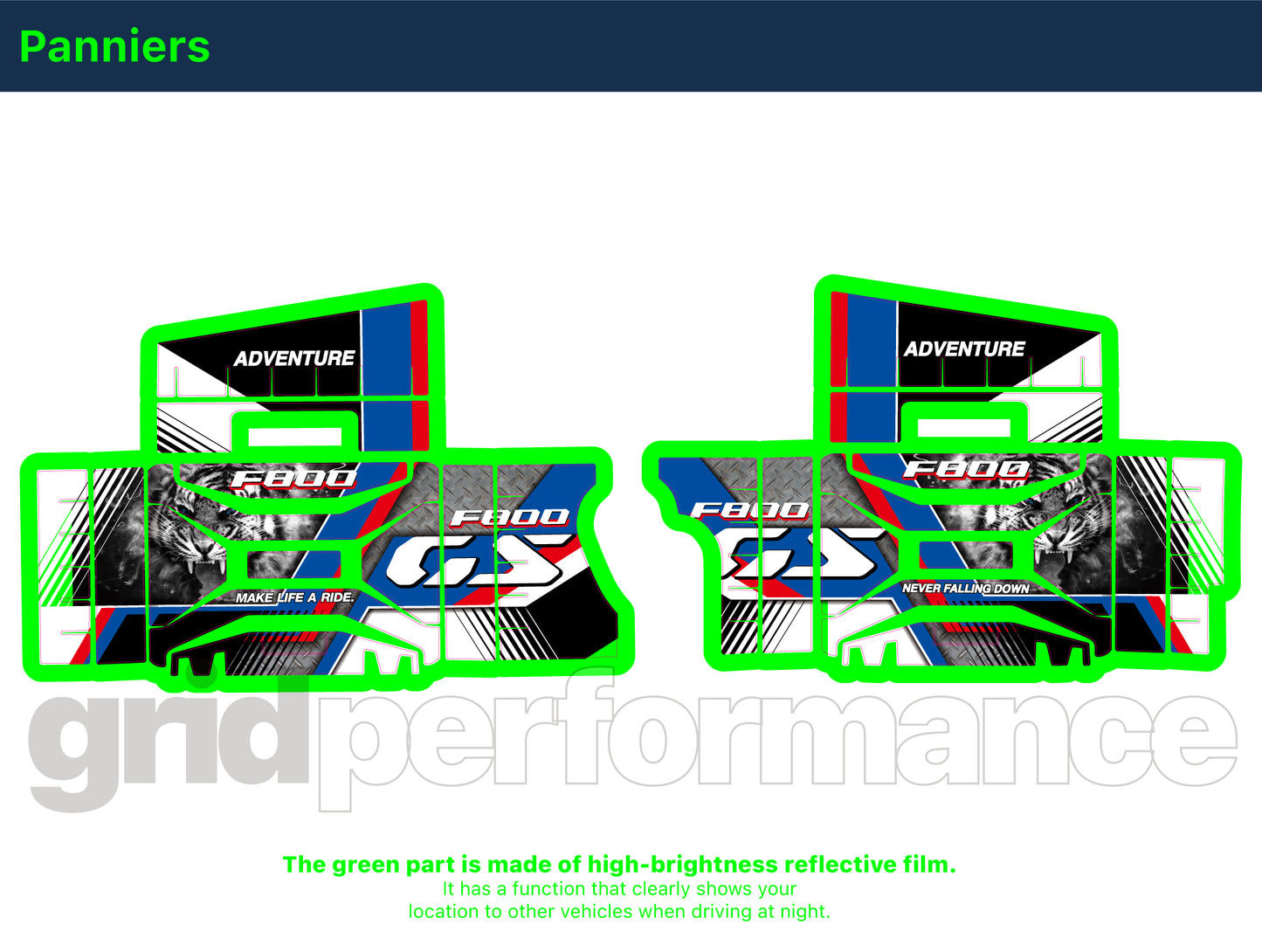 Full Graphic Vinyl Decal Kit F800GS (1-1)