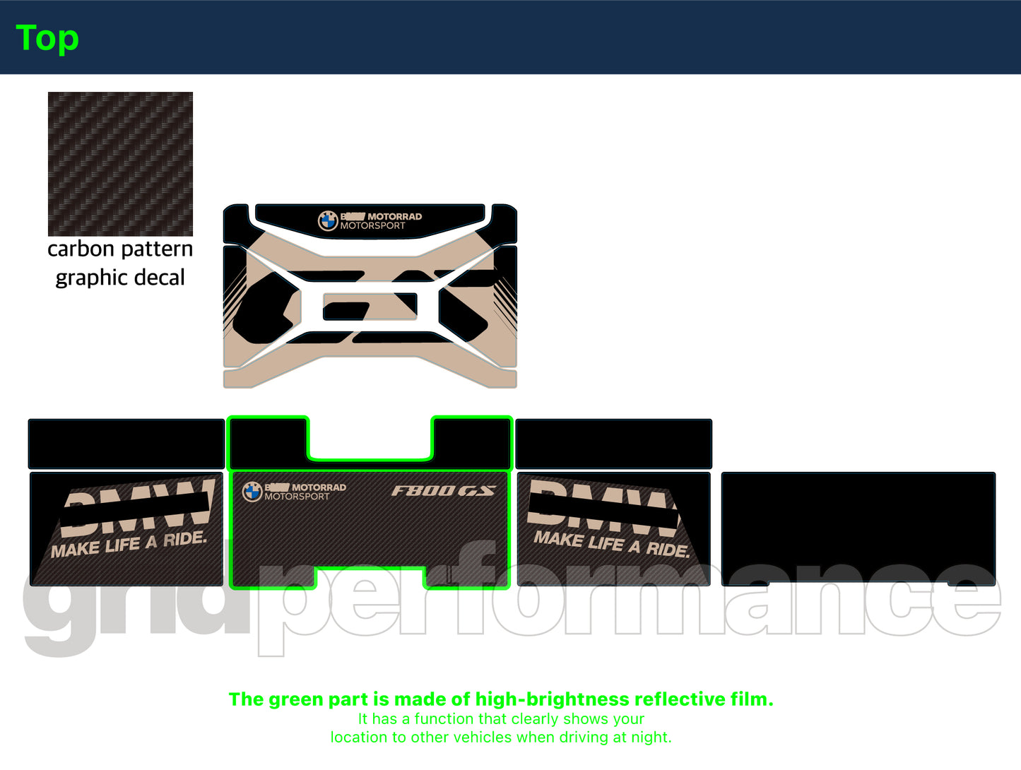 F800GS Graphic Full Decal Vinyl Kit (1-2)