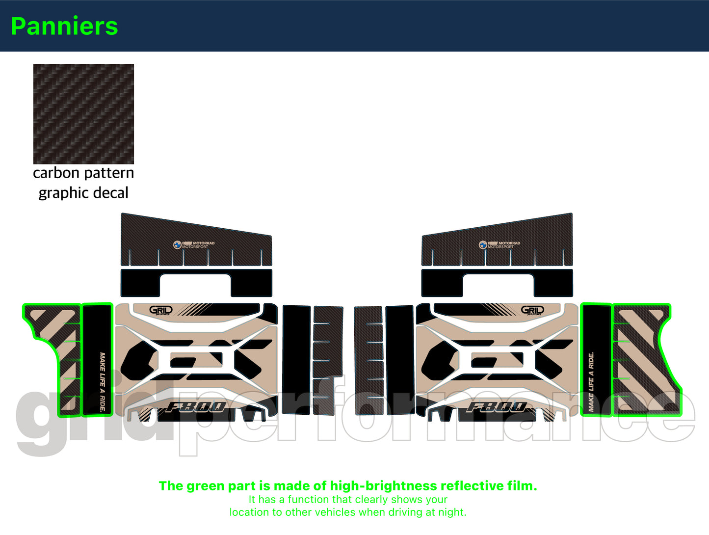 F800GS Graphic Full Decal Vinyl Kit (1-2)
