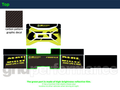 F800GS Graphic Full Decal Vinyl Kit (1-4)