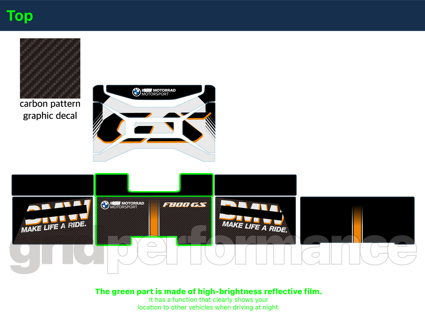 F800GS Graphic Full Decal Vinyl Kit (2-2)