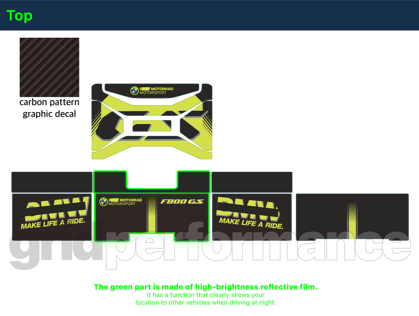 F800GS Graphic Full Decal Vinyl Kit (2-4)